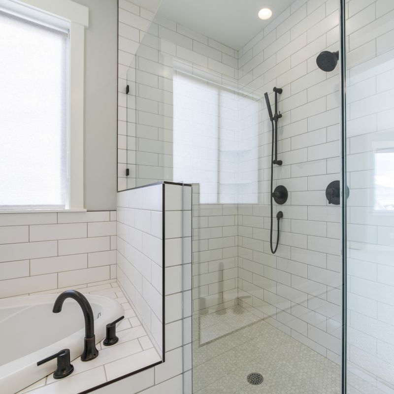 Modern Shower-Tub Combo